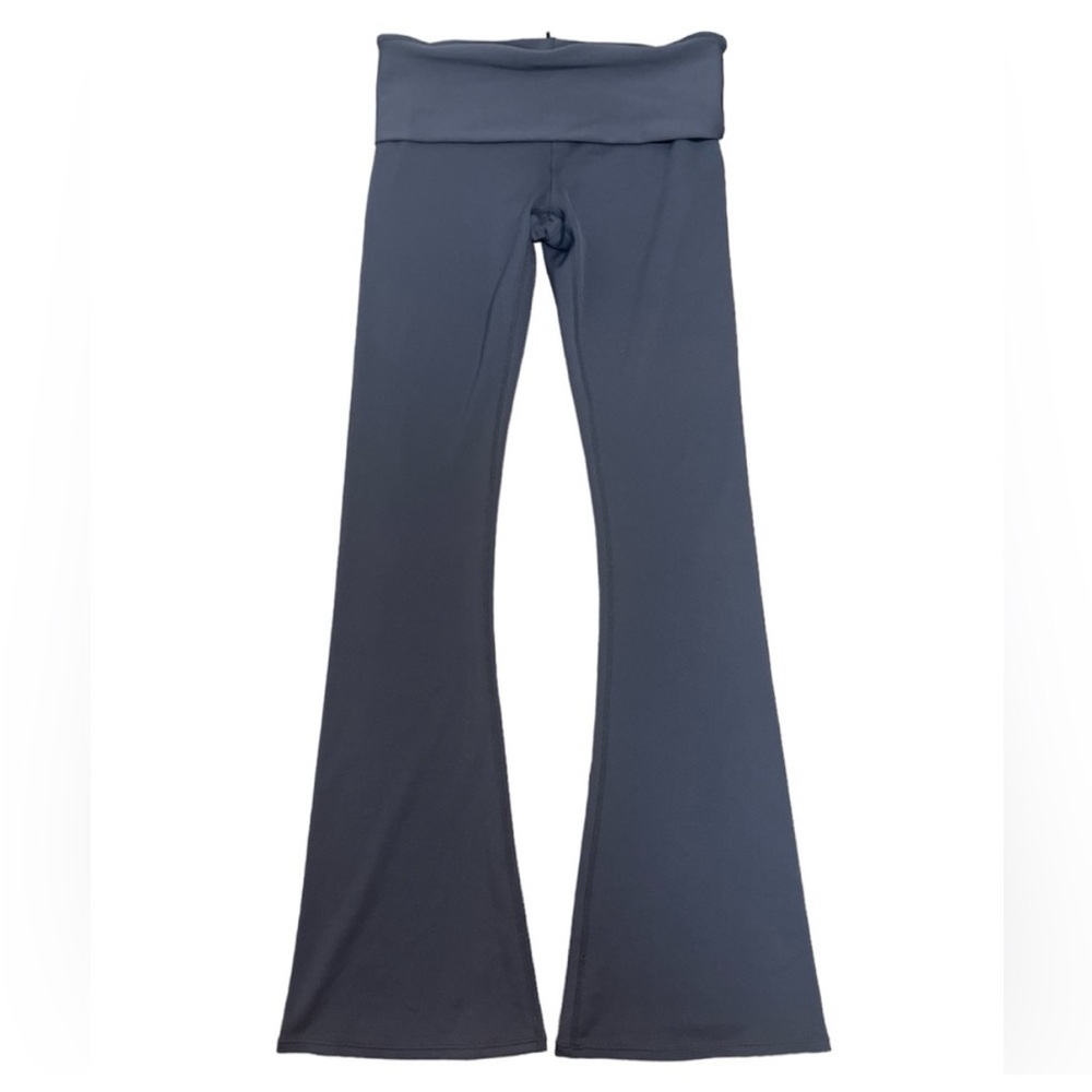 PRANA CHARCOAL HEATHER SMALL TALL WIDE LEG OLYMPIA YOGA PANTS!